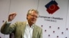 FILE - President of the European Union Chamber of Commerce in China Joerg Wuttke speaks during an interview with Reuters, at the chamber's office in Beijing, Sept. 29, 2022.