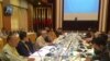 အစိုးရကိုယ်စားလှယ်အဖွဲ့နဲ့ အပစ်မရပ်ရသေးတဲ့ တိုင်းရင်းသားလက်နက်ကိုင် အဖွဲ့တွေဆွေးနွေး။ သတင်းဓာတ်ပုံ- ဦးလှမောင်ရွှေ