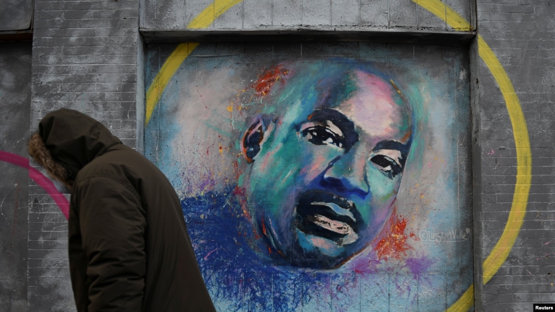 Mural posvećen Martinu Luteru Kingu u američkoj prestonici Vašingtonu