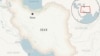 This is a locator map for Iran with its capital, Tehran.