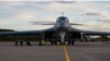 B-1B 랜서, 괌 공군기지에서 출격 대기 중...미 정찰기 한반도 상공 2회 포착