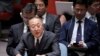 Duta Besar China untuk PBB Zhang Jun berbicara dalam pertemuan Dewan Keamanan PBB di markas PBB di New York, pada 13 Juli 2023. (Foto: AP/Mary Altaffer)