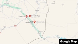 میادین نفتی کُنکو و العمر در شرق سوریه