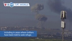 VOA60 World - Israeli strikes across Gaza kill dozens of Palestinians