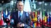Sekjen NATO Jens Stoltenberg berbicara kepada media di markas NATO di Brussel, Belgia Kamis, 13 Juni 2024.