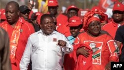 Presidente de Moçambique, Filipe Nyusi, em campanha eleitoral para as presidenciais em outubro de 2019.