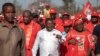 Presidente de Moçambique, Filipe Nyusi, em campanha eleitoral para as presidenciais em outubro de 2019.