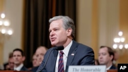 聯邦調查局局長克里斯托弗·雷（Christopher Wray）2024年1月31日出席美國國會眾議院中共問題特設委員會的一場聽證會