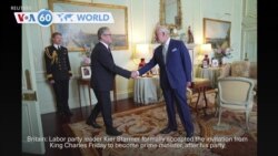 VOA60 World - Starmer becomes prime minister as UK Labour Party sweeps to power