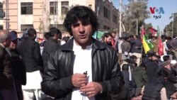 په کوټه کې د سیاسي ګوندونو مشرانو او غړو په یو احتجاج کې تور پورې کړی چې په د تاکنو په پایلو کې ښکاره درغلي شوې ده
