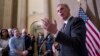 House Speaker Kevin McCarthy, R-Calif., talks to reporters outside his office following his discussions at the White House with President Joe Biden on the impasse over the government's debt ceiling, at the Capitol in Washington, May 22, 2023.