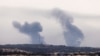 Smoke rises over Gaza, as seen from Israel's maritime border with Gaza in southern Israel, Oct. 27, 2023. 