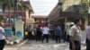 Pintu masuk Polrestabes Medan, 13 November 2019 (VOA/Anugrah Andriansyah)