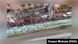 Zungueiras (vendedeiras de rua) protestam em Luanda pelo alto custo de vida, 22 Maio 2023