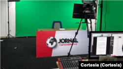 Estúdio do canal Camunda News, Luanda, Angola