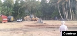 Kondisi saat ini Rumoh Geudong di Desa Bilie Aron Kecamatan Geulumpang Tiga, Kabupaten Pidie, Provinsi Aceh. (courtesy: KontraS Aceh)