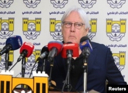 Martin Griffiths, Wakil Sekjen PBB untuk urusan kemanusiaan dan koordinator bantuan darurat, di Port Sudan, Sudan, 3 Mei 2023. (REUTERS/Ibrahim Mohammed Ishak)