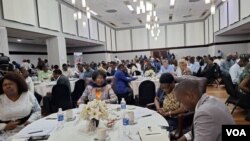 Some of the people who attended a business symposium in Bulawayo.
