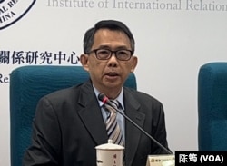 台灣政治大學國際關係研究中心主任寇健文。（陳筠攝）