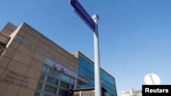 2022年6月22日，在俄羅斯莫斯科的美國大使館大樓。