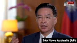 台湾外交部长吴钊燮。（美联社2023年5月2日）