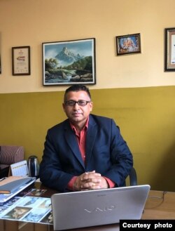 2. 尼泊爾外交政策研究中心副主任米特拉·班杜·普德爾博士（Dr. Mitra Bandhu Poudel提供）