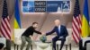 Presidenti Joe Biden dhe Presidenti ukrainas Volodymyr Zelenski gjatë një takimi në Uashington më 11 korrik 2024. 
