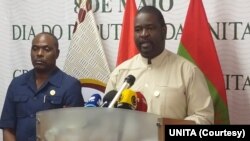 Liberty Chiyaka, presidente do grupo parlamentar da UNITA, Luanda