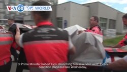 VOA60 World - Slovakian authorities charge unidentified suspect in attack on Prime Minister Fico