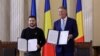 Ukraine's Zelenskyy Meets With Romanian Counterpart 