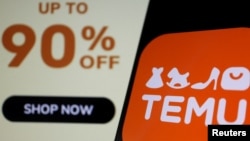 手機上Temu App和Temu的折扣廣告（2023年4月26日）