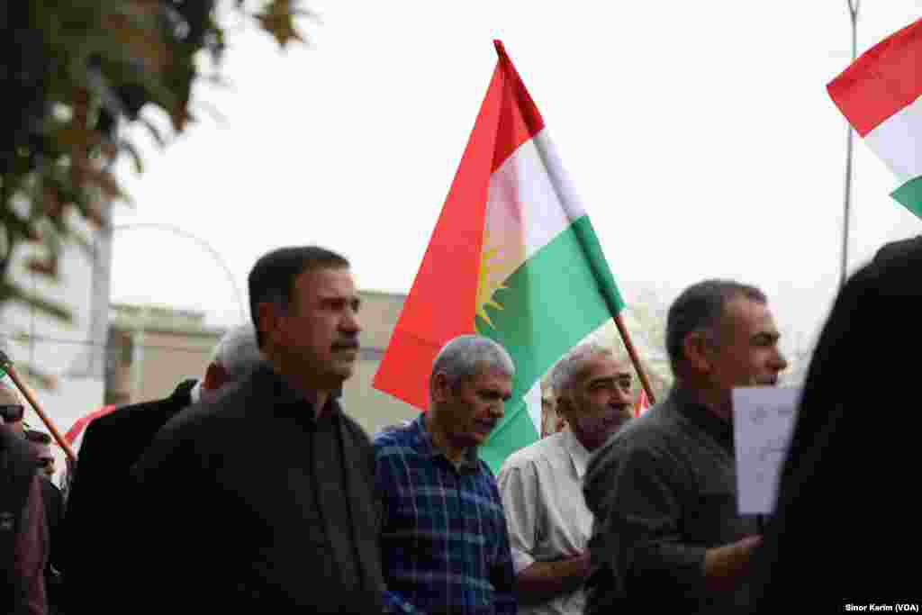 Xwepêşandana Xelkê Silêmaniyê li Dij Êrîşên Tirkiyê