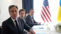 美國國務卿布林肯2024年4月18日與烏克蘭外交部長德米特羅·庫列巴舉行雙邊會議。