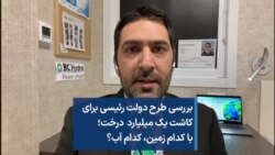 بررسی طرح دولت رئیسی برای کاشت یک میلیارد درخت؛ با کدام زمین، کدام آب؟