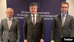 Nga një takim i mëhershem në Bruksel ndërmjet Kosovës dhe Serbisë
