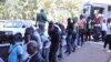 Arrested moneychangers arriving at Harare Magistrates Court on April 20, 2024.