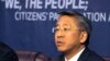 Then-Ambassador to Albania Donald Lu speaks during a meeting in Tirana, Feb. 2, 2017. Now the U.S. assistant secretary of state for South and Central Asian Affairs, Lu said in a June 10, 2024, interview that he is optimistic about restoring trust between the U.S. and Bangladesh.
