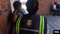 Officials of the Zimbabwe Electoral Commission