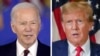 Foto kombinasi: Presiden Joe Biden berbicara di Milwaukee, 13 Maret 2024 (kiri) dan mantan Presiden Donald Trump berbicara di New York, 11 Januari 2024. (AP)