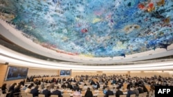 资料照：联合国人权理事会在日内瓦对中国人权状况进行审议。（2024年1月23日）