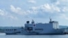 FILE - Rumah Sakit Terapung TNI AL KRI dr. Soeharso bersanding dengan kapal FCAM KRI Keris. Foto: KRI Keris.(Twitter/Jatosint)