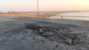 Jembatan Chonhar yang menghubungkan bagian wilayah Kherson Ukraina yang dikuasai Rusia ke semenanjung Krimea, yang rusak akibat serangan rudal Ukraina, dalam gambar ini dirilis 22 Juni 2023. (Vladimir Saldo via Telegram/Handout via REUTERS)