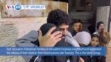 VOA60 World - Palestinian families in Jerusalem's Issawiya neighborhood celebrated the release of their relatives from Israeli prisons