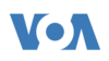 FILE - The logo of Voice of America.