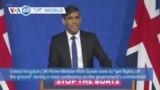 VOA60 World - UK Prime Minister Rishi Sunak vows to send asylum seekers to Rwanda