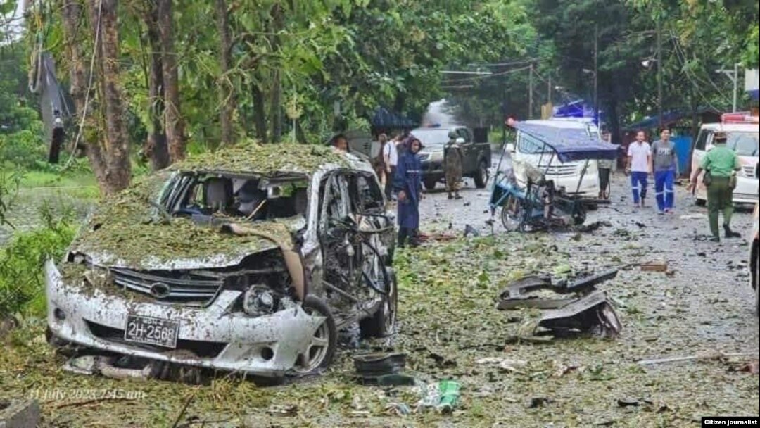 ဘားအံ သံလွင်တံတားဂိတ် ပေါက်ကွဲမှု ၁ ဦး သေဆုံး (ဇူလိုင် ၃၁၊ ၂၀၂၃)