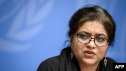 سارا حسین، رئیس کمیته حقیقت‌یاب مستقل سازمان ملل متحد در مورد جمهوری اسلامی - آرشیو