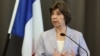 Menteri Luar Negeri Prancis Catherine Colonna berbicara dalam konferensi pers di Lauterbourg, Prancis, pada 21 Juli 2023. (Foto: AFP/Frederick Florin)