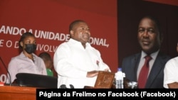 Filipe Nyusi, no congresso da Frelimo, Maputo, Moçambique, 25 Setembro 2022