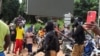 Protesters Attack French Embassy as Ousted President Signs Resignation